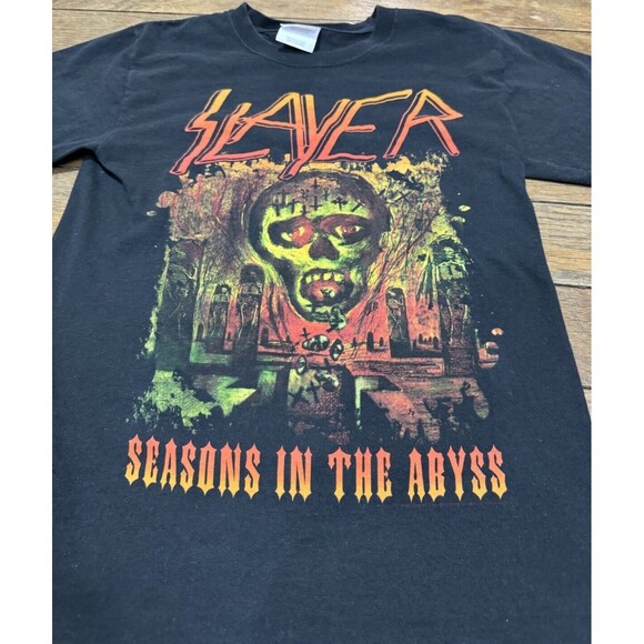 SLAYER 2002 SEASONS IN THE ABYSS HTF Hanes Heavyweight S EUC Thrash Meta… - Picture 2 of 5